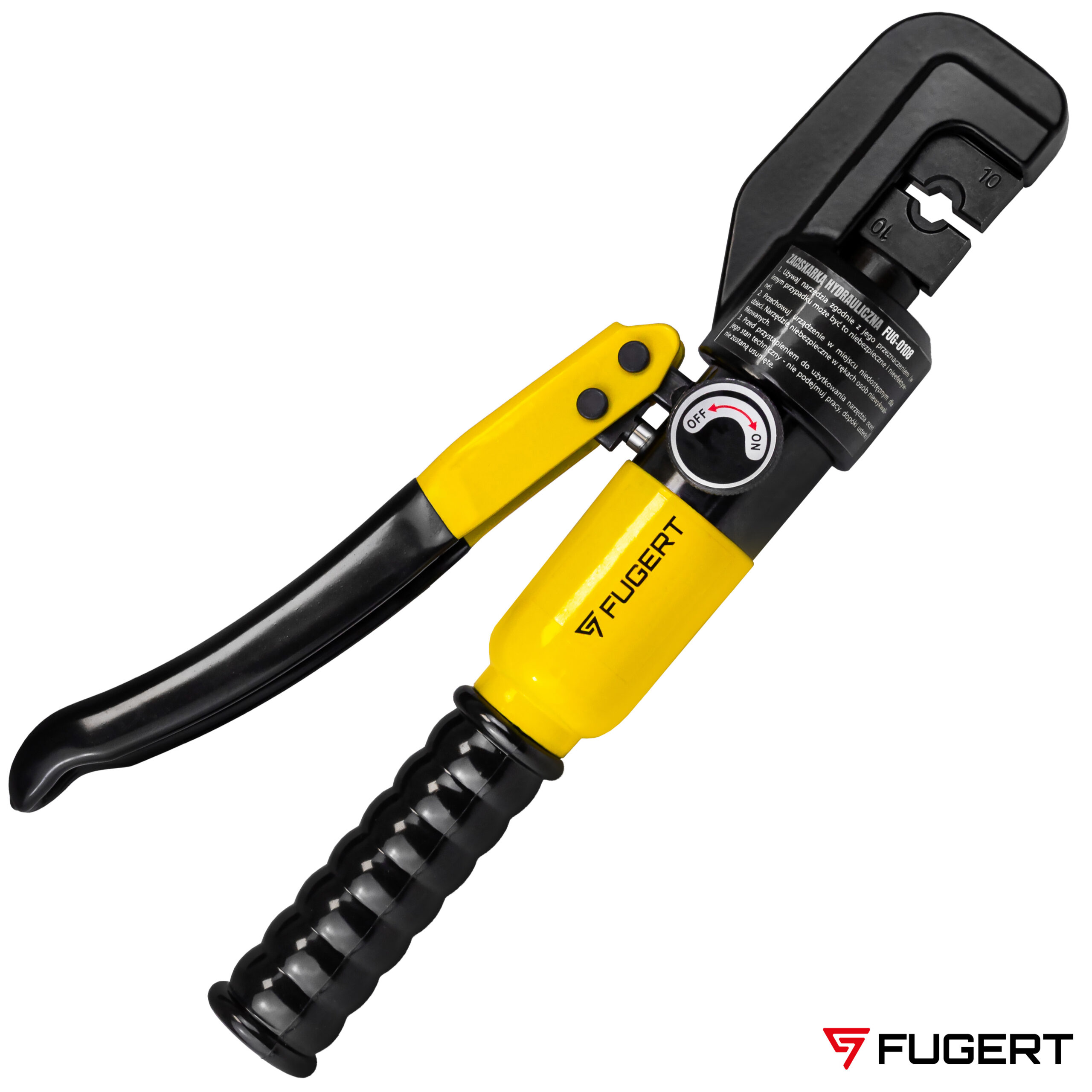 Zaciskarka do tulejek PRASKA DO KABLI sześciokątna hydrauliczna + WALIZKA - obrazek 9