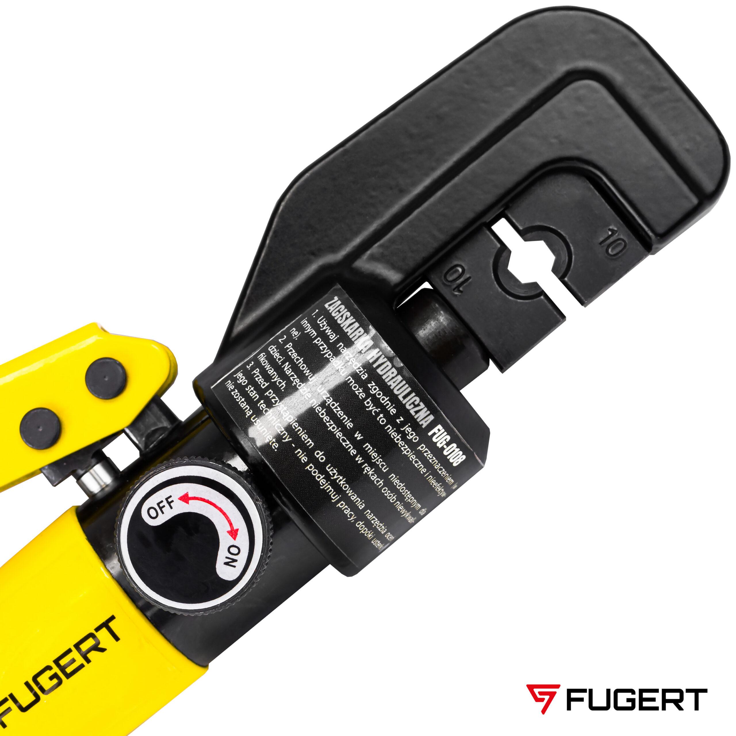 Zaciskarka do tulejek PRASKA DO KABLI sześciokątna hydrauliczna + WALIZKA - obrazek 5