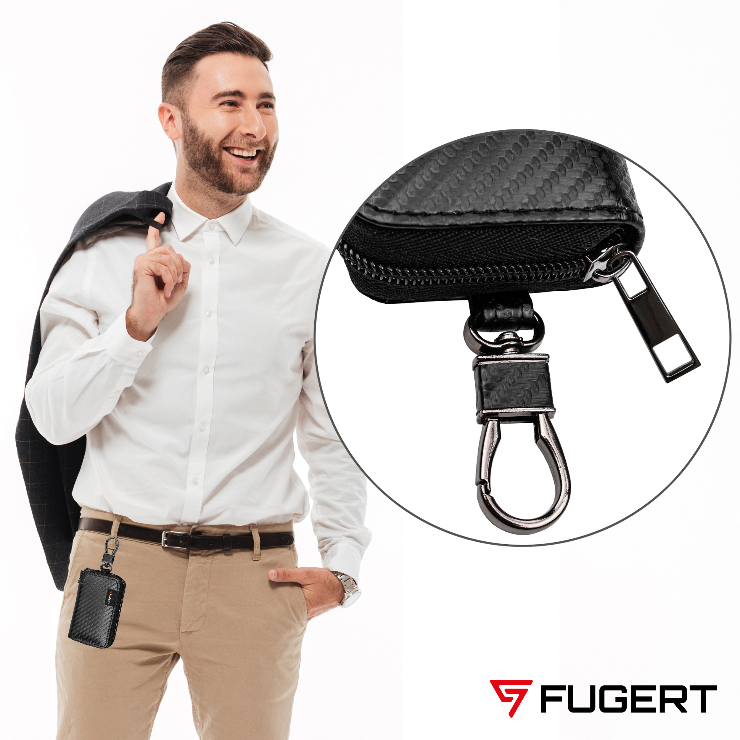 Etui antykradzieżowe na kluczyk samochodowy KEYLESS pokrowiec blokada sygnału RFID WIFI - obrazek 4