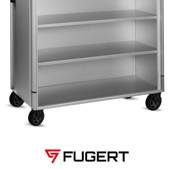Zestaw 4 kółek 100mm OBROTOWE z hamulcem 500kg do wózka transportowego - obrazek 8