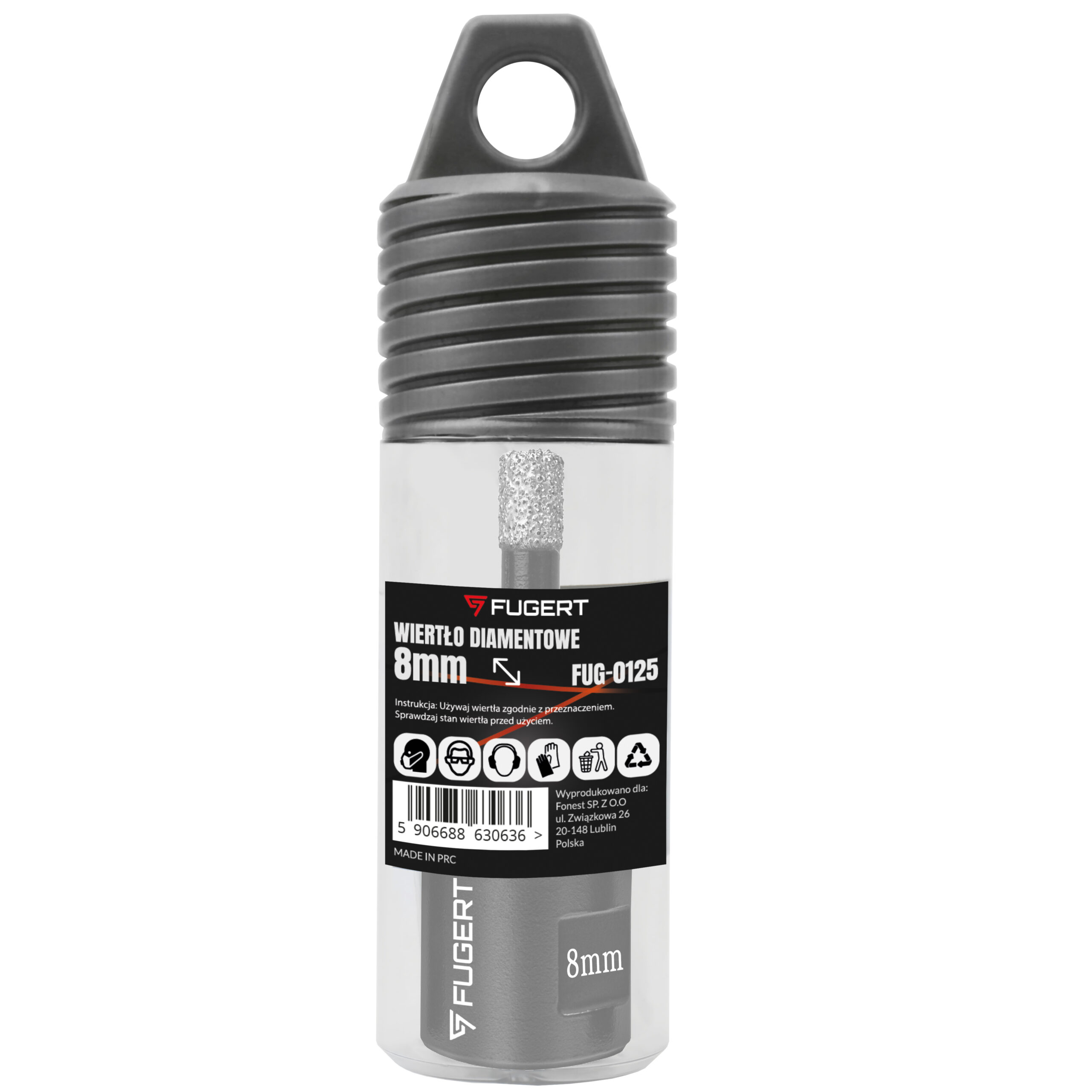 OTWORNICA DIAMENTOWA DO GRESU WIERTŁO DIAMENTOWE FREZ KORONKA M14 8MM - obrazek 2