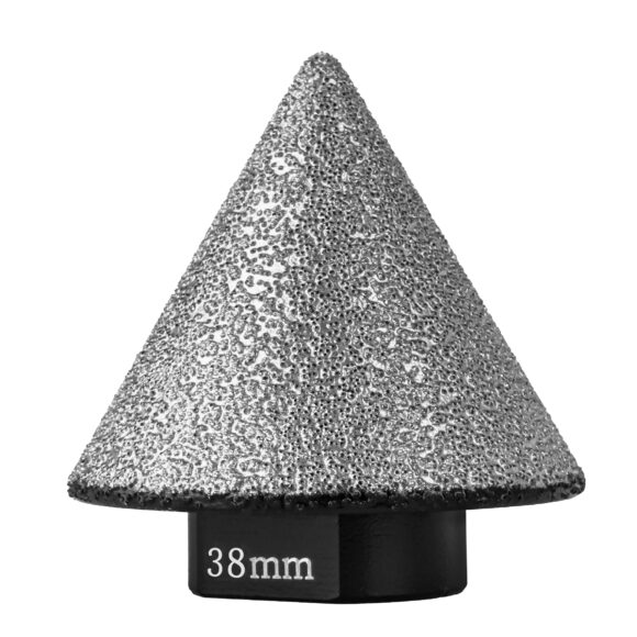 OTWORNICA DIAMENTOWA DO GRESU STOŻKOWA WIERTŁO DIAMENTOWE FREZ M14 38MM - obrazek 5