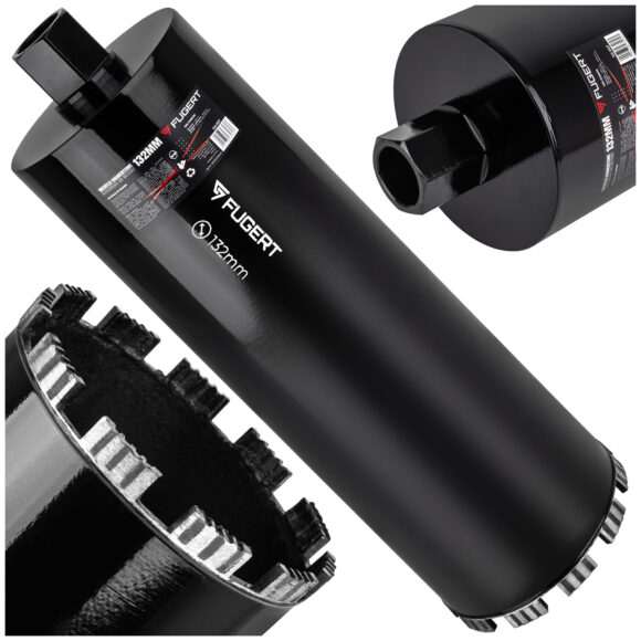 WIERTŁO KORONOWE 132 MM OTWORNICA KORONKA DO BETONU DIAMENTOWA DO WIERTNICY - obrazek 5