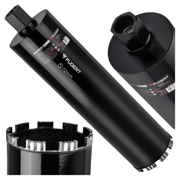 WIERTŁO KORONOWE 112 MM OTWORNICA KORONKA DO BETONU DIAMENTOWA DO WIERTNICY - obrazek 5