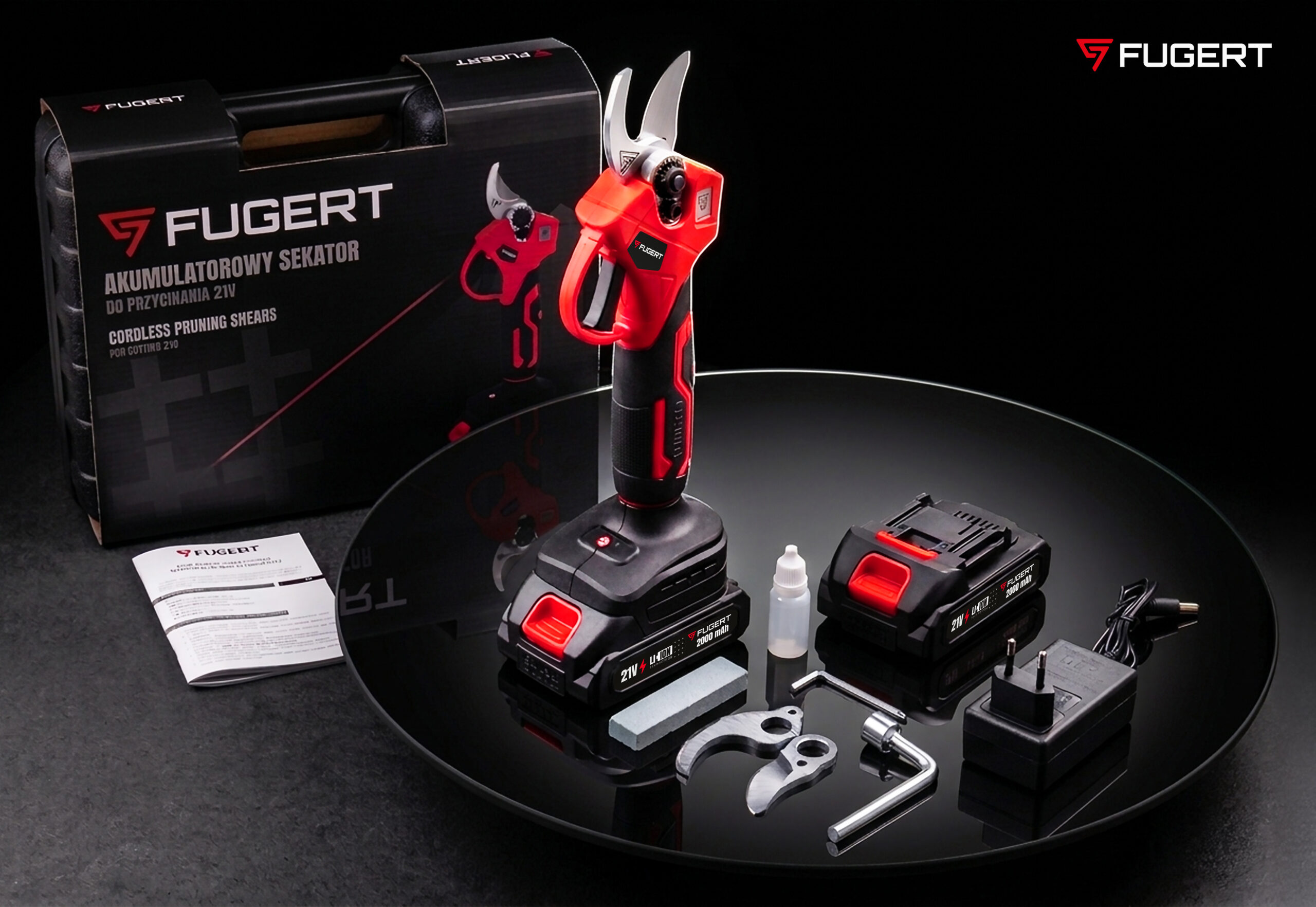 SEKATOR AKUMULATOROWY ELEKTRYCZNY DO GAŁĘZI Z WYŚWIETLACZEM - obrazek 2