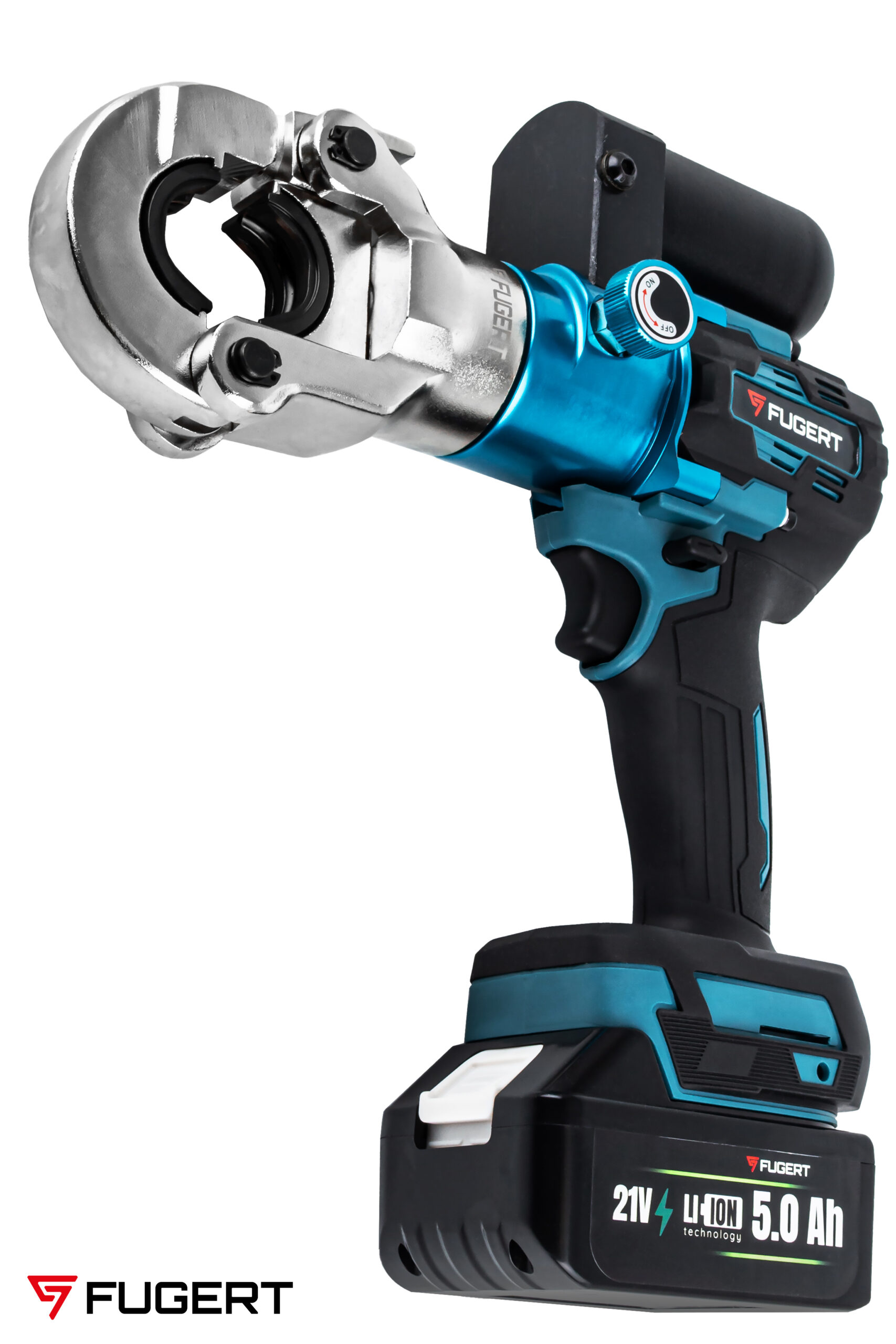 ZACISKARKA DO RUR ELEKTRYCZNA 2X AKU 21V PRASKA HYDRAULICZNA MATRYCE V+U+TH - obrazek 5