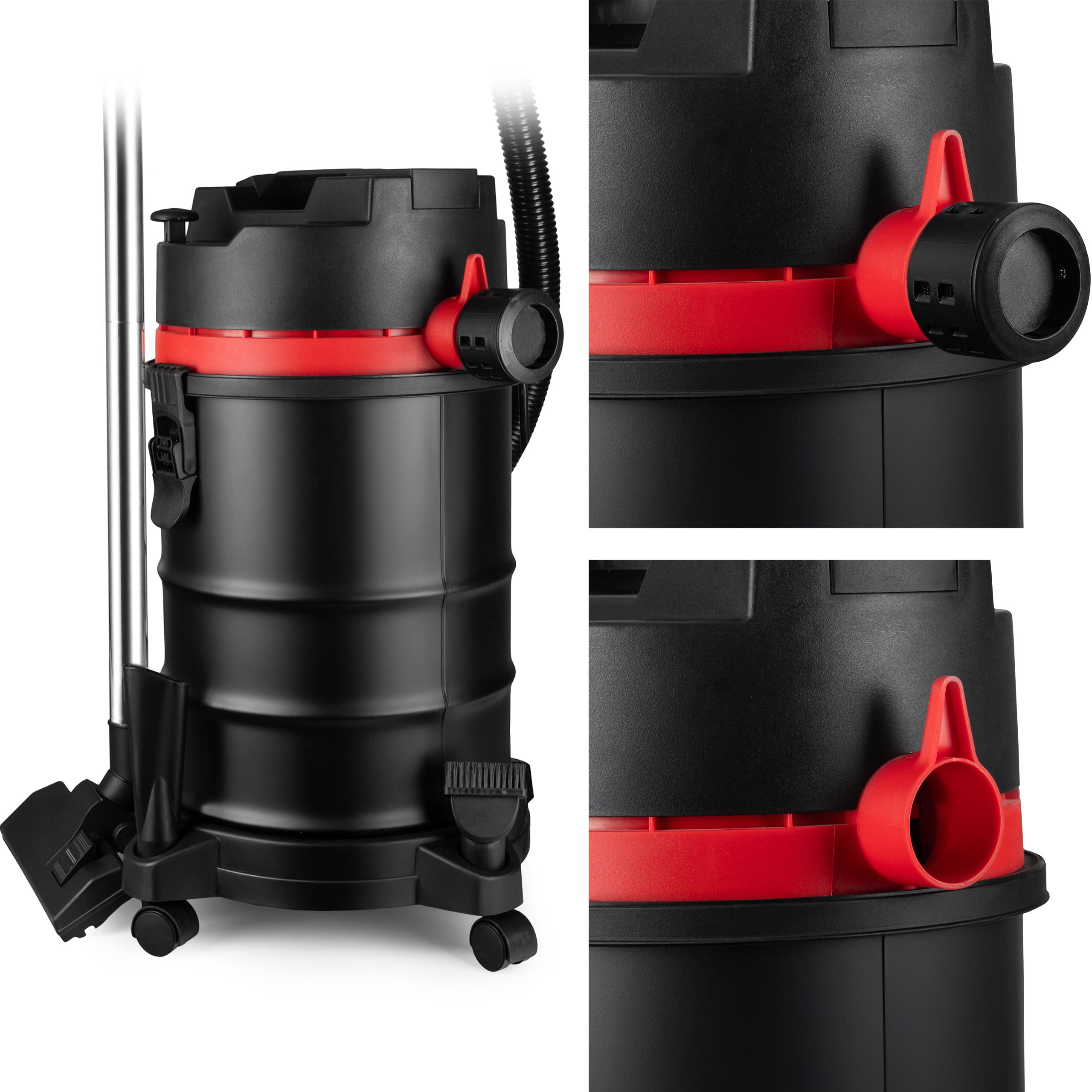 ODKURZACZ PRZEMYSŁOWY Z OTRZĄSACZEM BEZWORKOWY DO PYŁU GIPSU GNIAZDO 2000W - obrazek 2