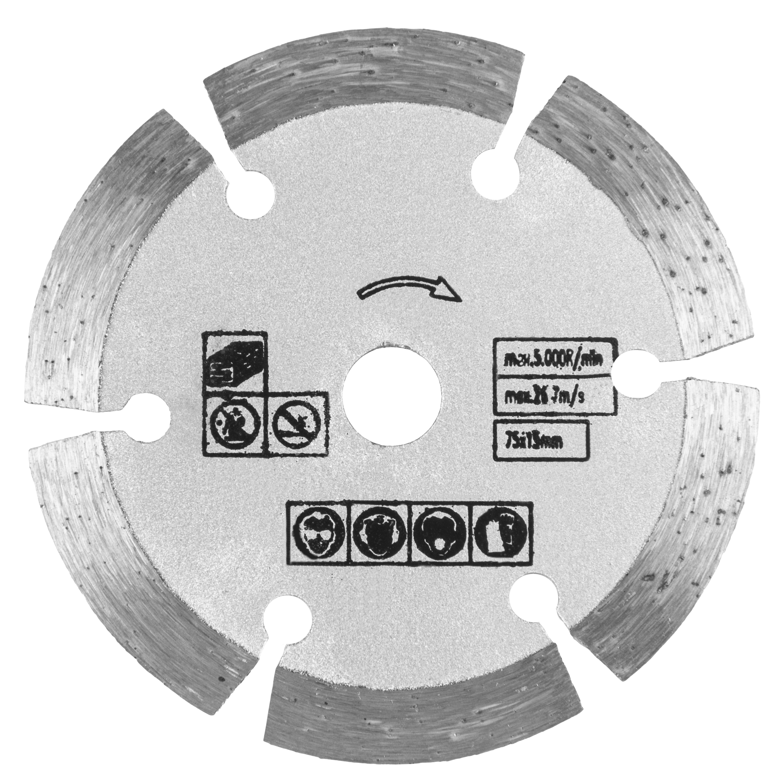 TARCZE DO SZLIFIERKI KĄTOWEJ 75X10 MM ZESTAW 7 SZTUK FUGERT FUG-0155 - obrazek 5