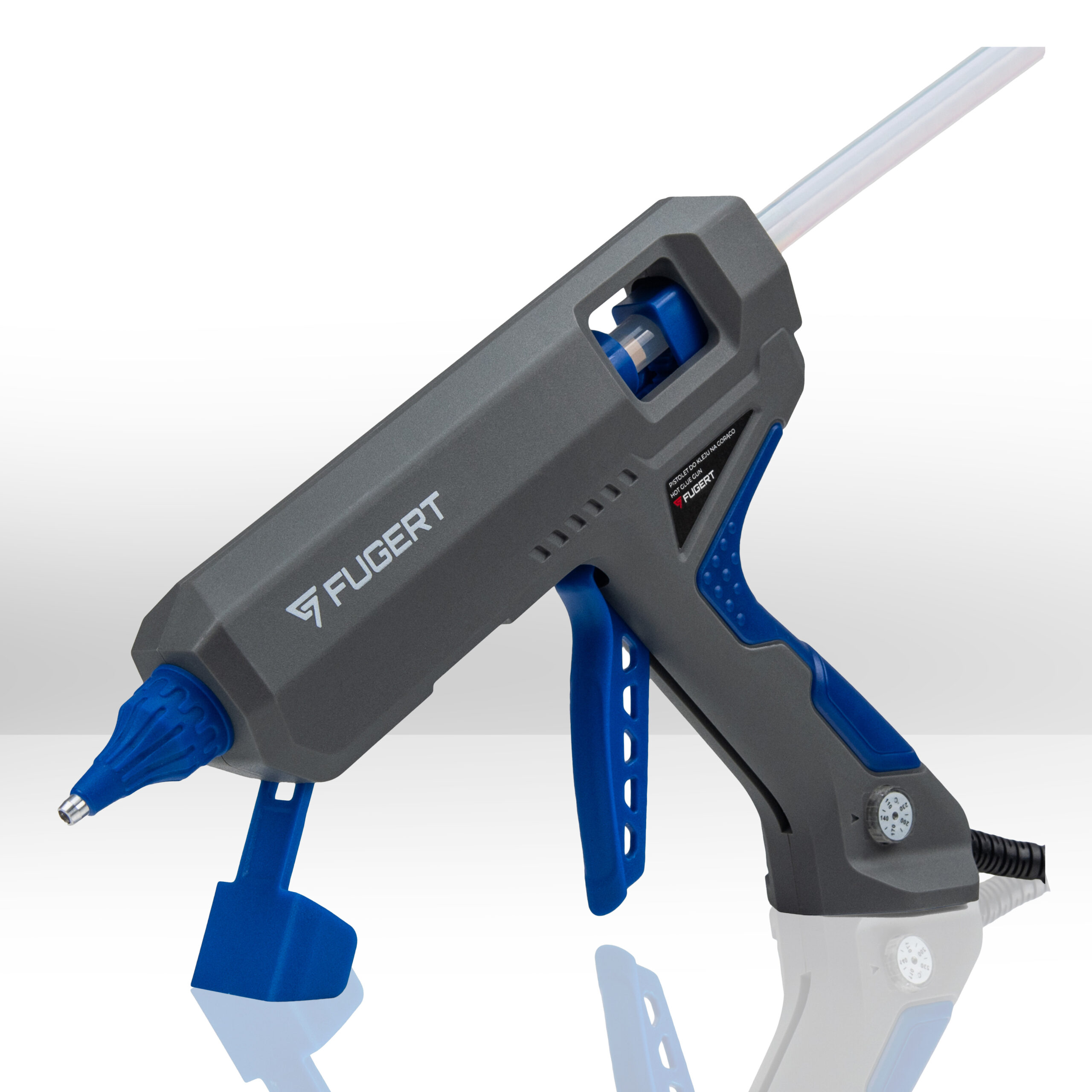PISTOLET DO KLEJU NA GORĄCO Z REGULACJĄ TEMPERATURY + 10 WKŁADÓW