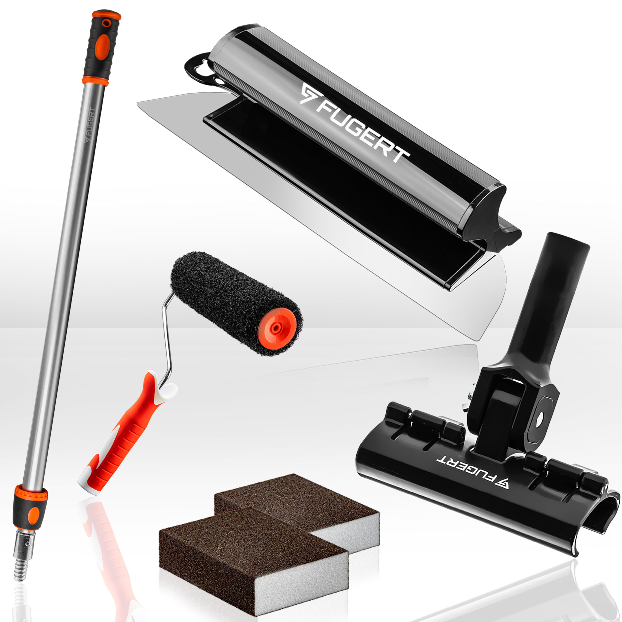 ZESTAW DO GŁADZI NÓŻ ZE STALI NIERDZEWNEJ 60CM + KIJ WAŁEK FUGERT FUG-Z101