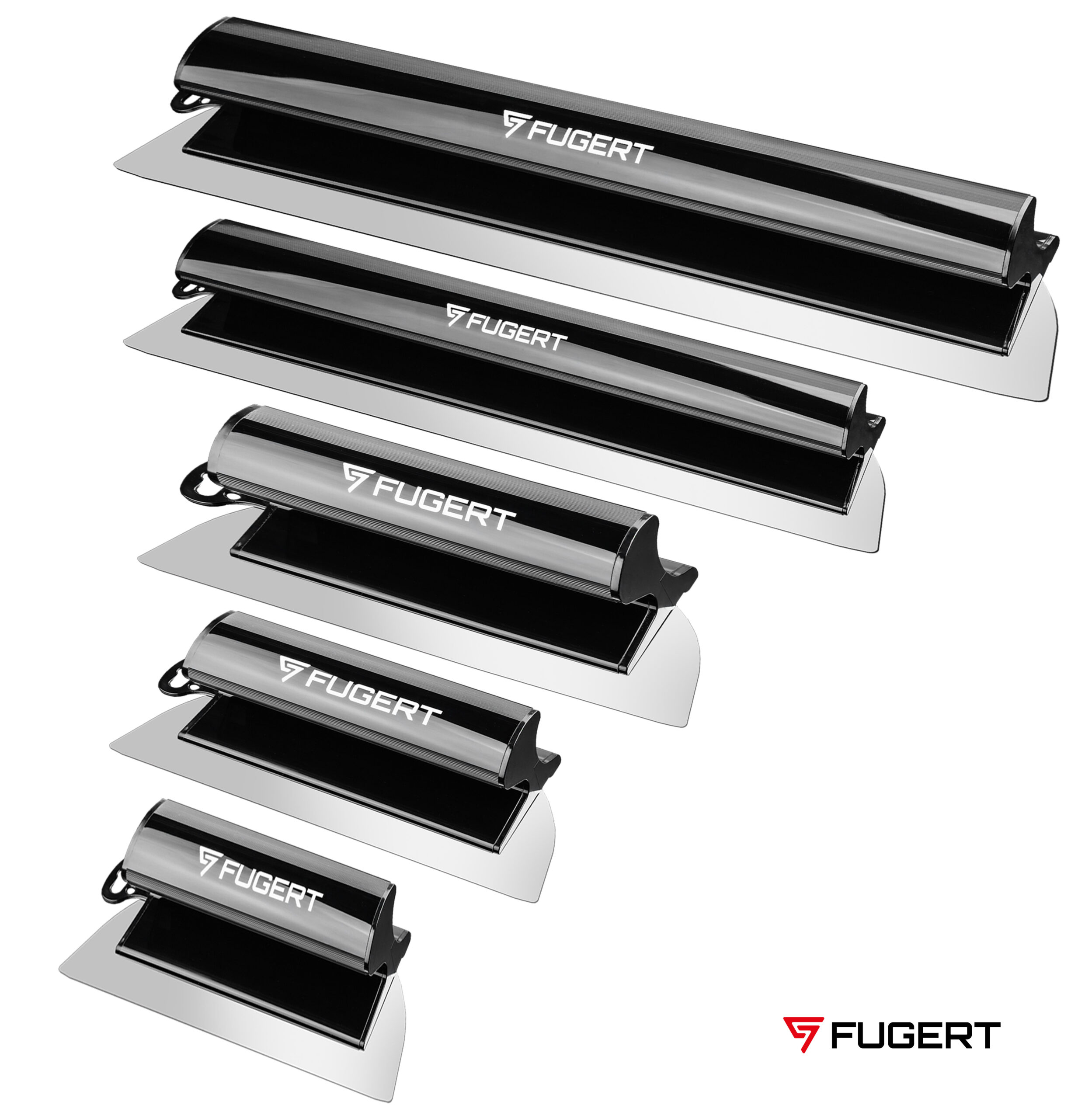 ZESTAW NOŻY DO GŁADZI 25-100CM LIZAK PIÓRO SZPACHLA DO GŁADZI 12EL +WALIZKA