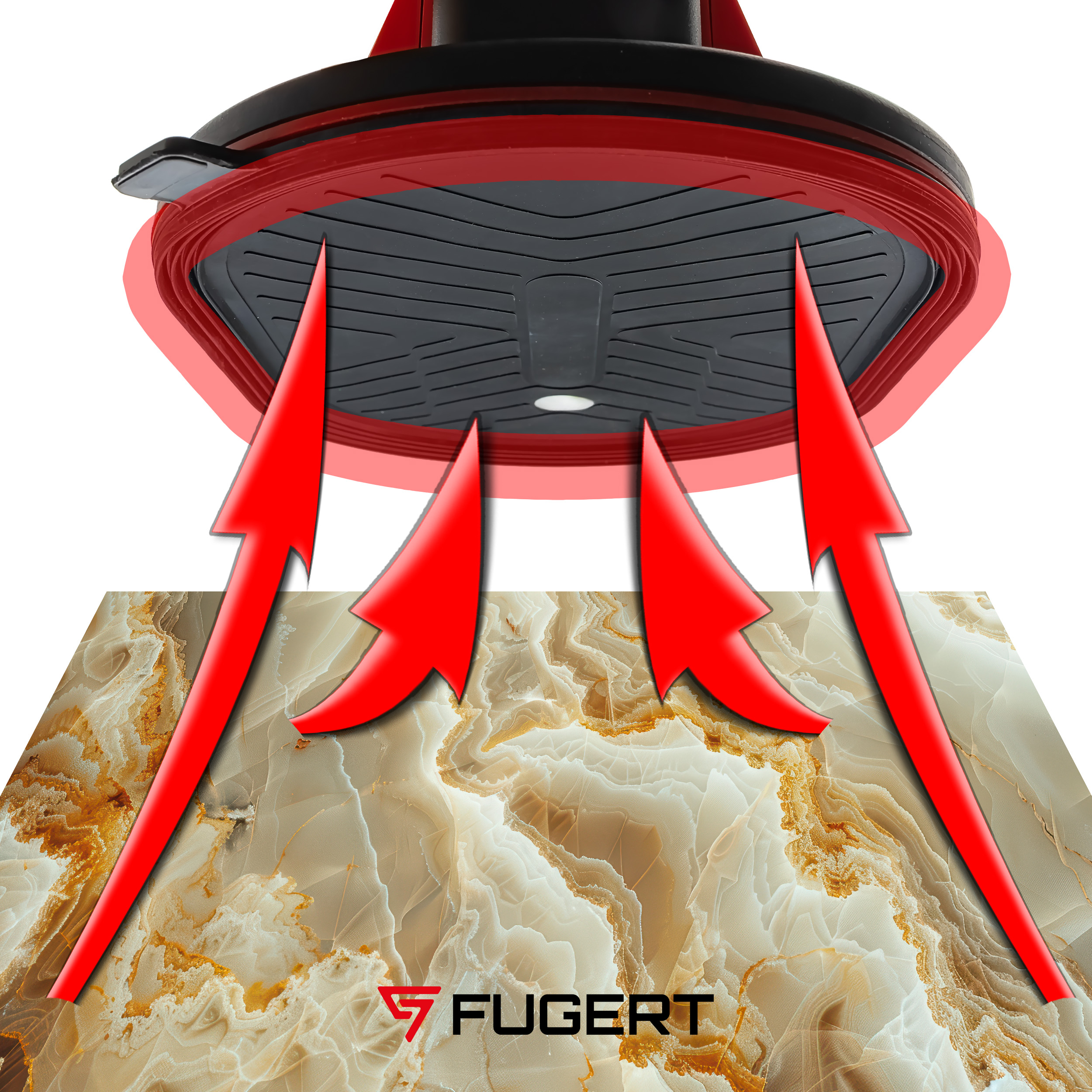 PRZYSSAWKA PRÓŻNIOWA AKUMULATOROWA DO PŁYTEK DO 260KG 2xAKU FUGERT FUG-0186