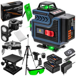 POZIOMICA LASEROWA KRZYŻOWA 360 SAMOPOZIOMUJĄCA 4D 16 LINII FUGERT FUG-0194