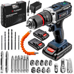 WKRĘTARKA AKUMULATOROWA UDAROWA 2x AKU 21V 2AH + WALIZKA FUGERT FUG-0195