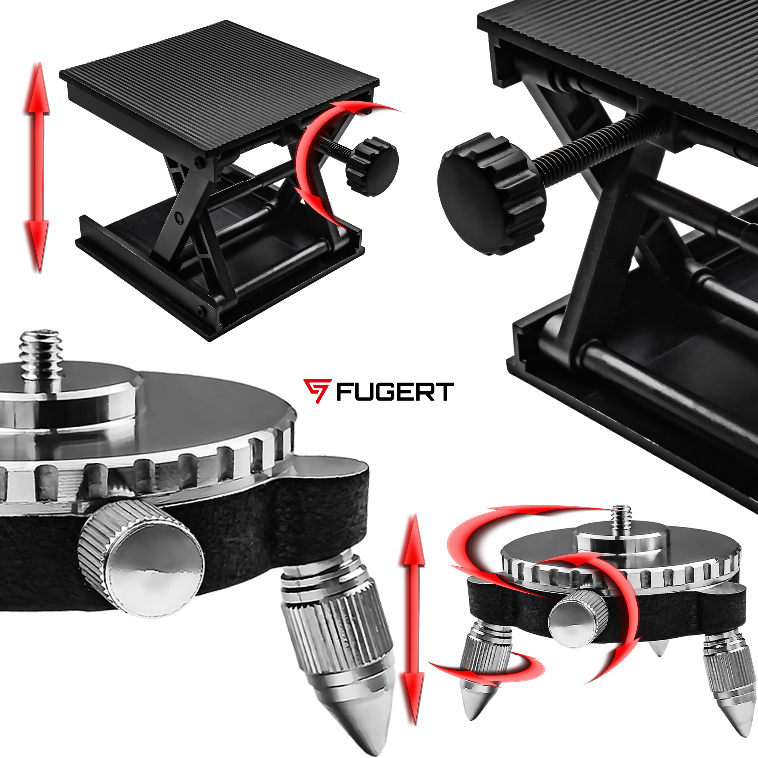 POZIOMICA LASEROWA KRZYŻOWA 360 SAMOPOZIOMUJĄCA 4D 16 LINII FUGERT FUG-0194