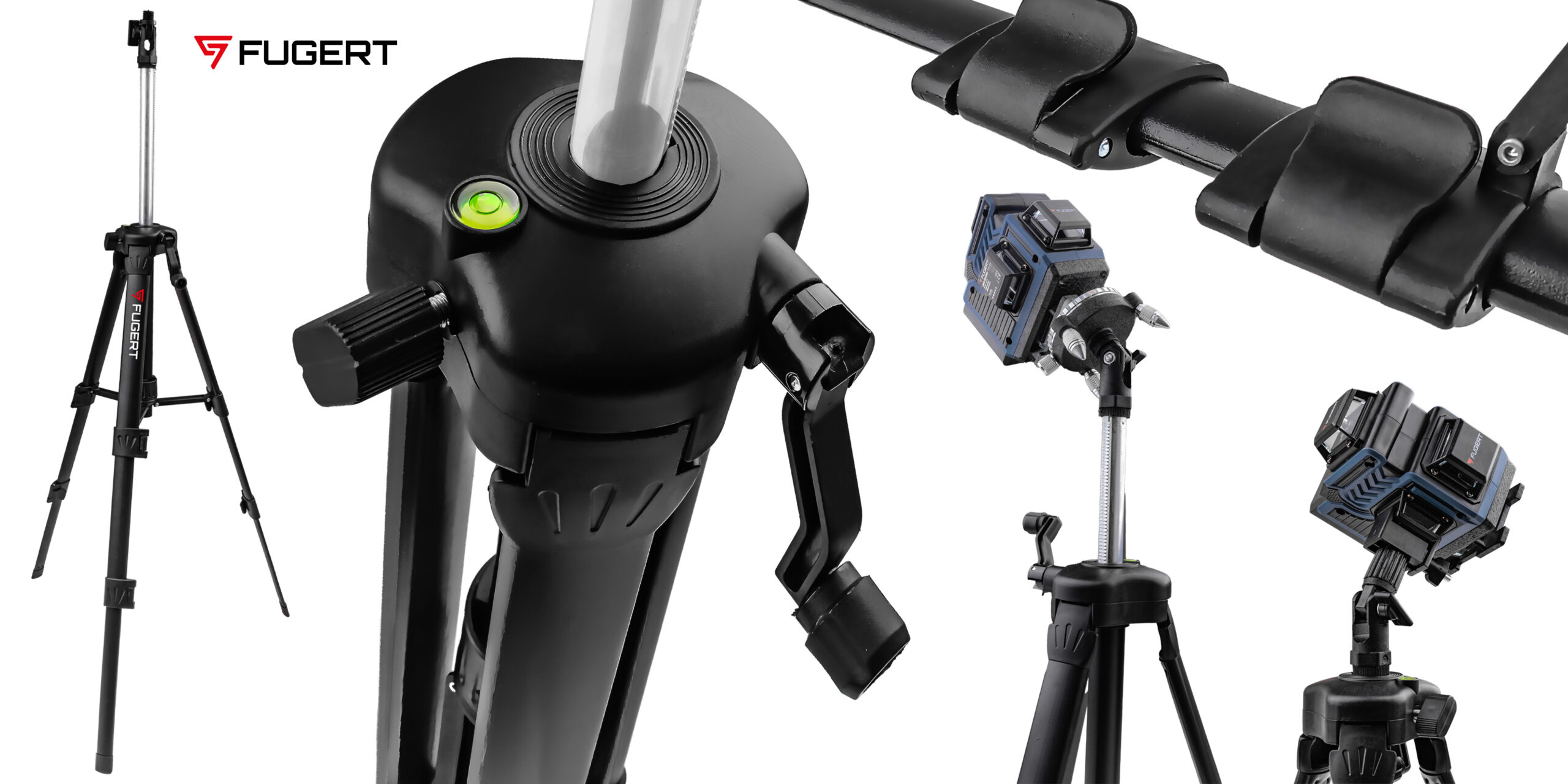 POZIOMICA LASEROWA KRZYŻOWA 360 SAMOPOZIOMUJĄCA 4D 16 LINII FUGERT FUG-0194