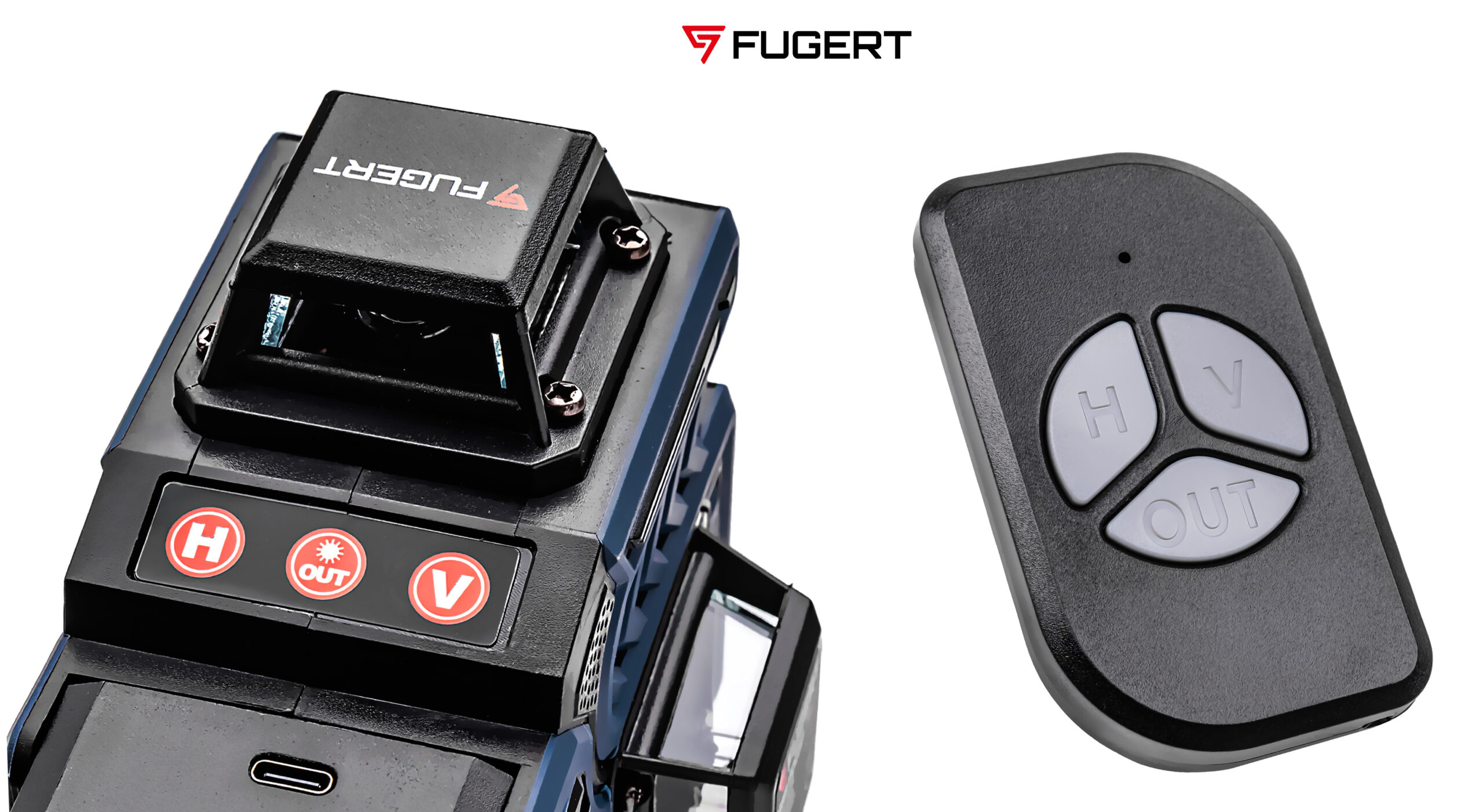 POZIOMICA LASEROWA KRZYŻOWA 360 SAMOPOZIOMUJĄCA 4D 16 LINII FUGERT FUG-0194