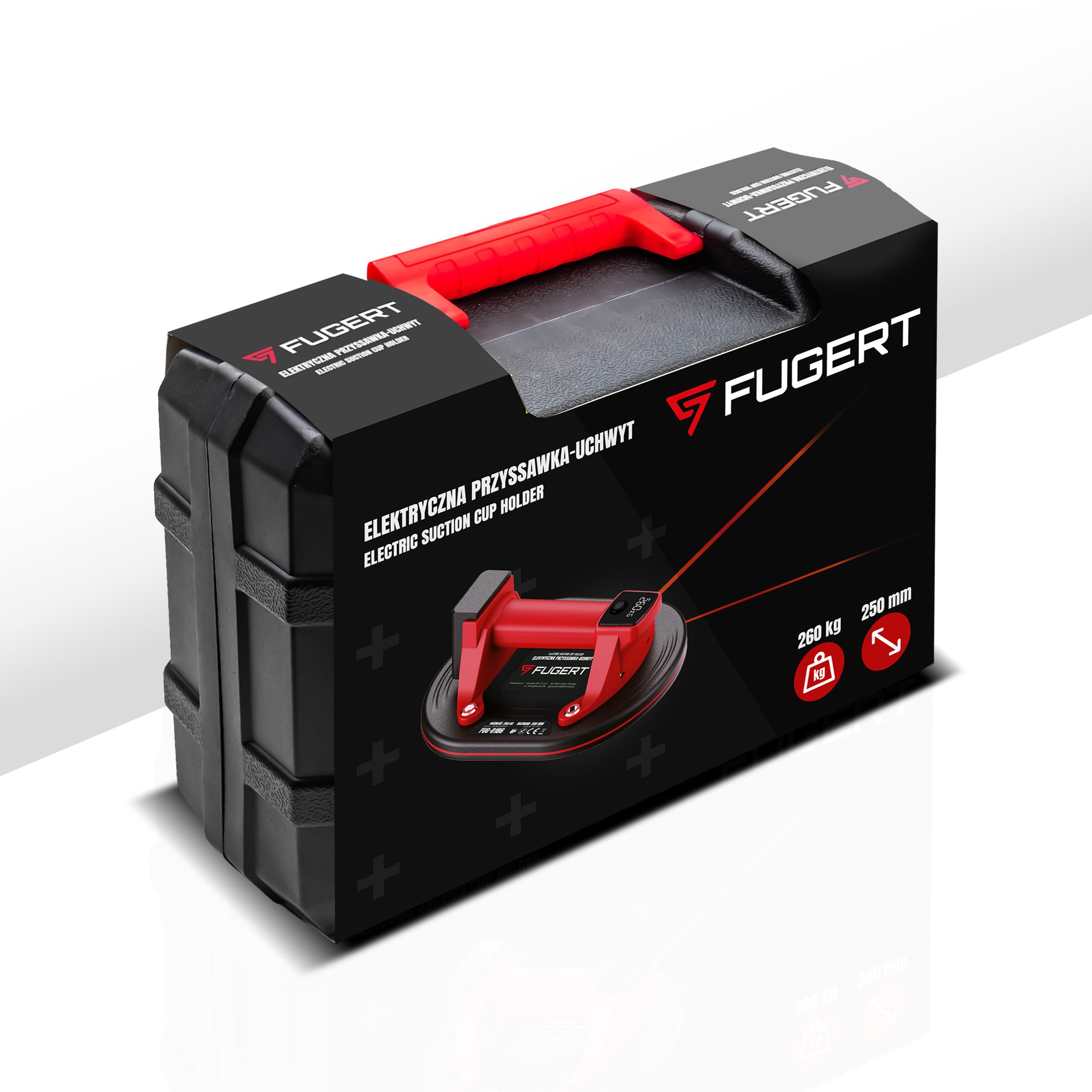 PRZYSSAWKA PRÓŻNIOWA AKUMULATOROWA DO PŁYTEK DO 260KG 2xAKU FUGERT FUG-0186