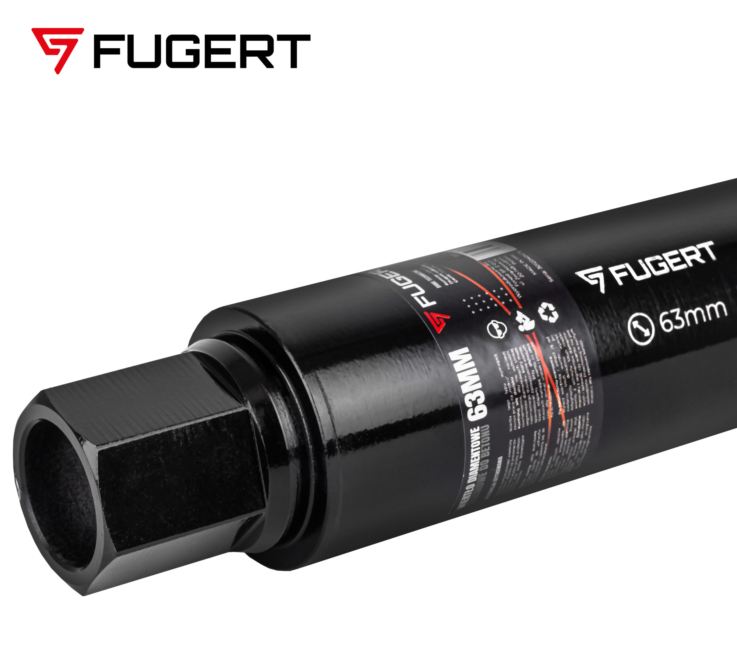 WIERTŁO KORONOWE DO BETONU DIAMENTOWE 63MM 1.1/4 UNC FUGERT FUG-0207