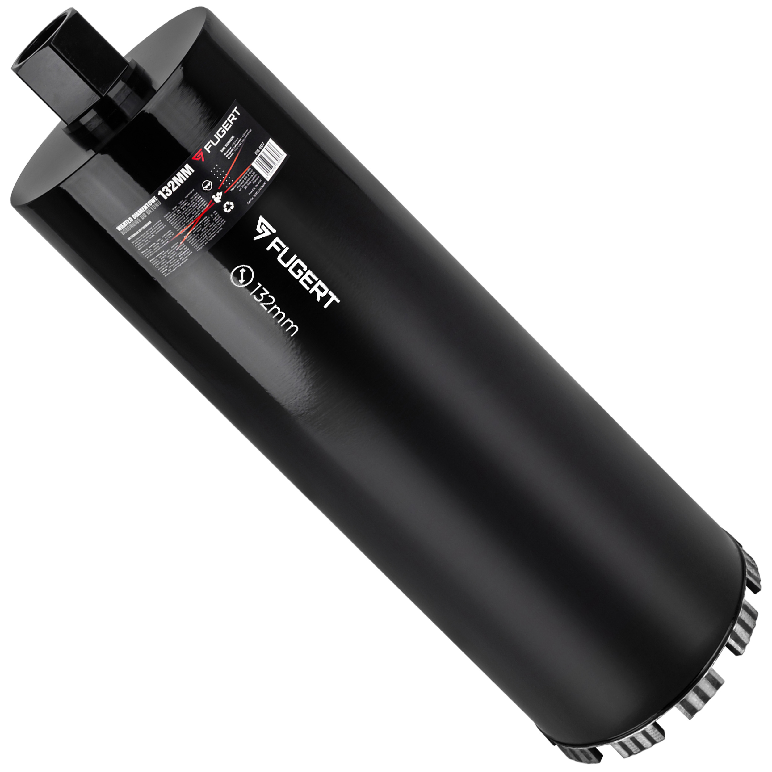 WIERTŁO KORONOWE DO BETONU DIAMENTOWE 132MM 1.1/4 UNC FUGERT FUG-0202