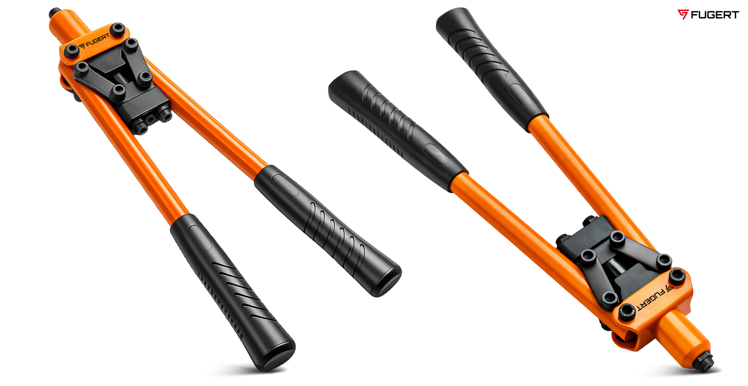 NITOWNICA RĘCZNA DUO 3.2 - 4.8 MM + 500 SZT NITÓW FUGERT FUG-0197 - obrazek 4