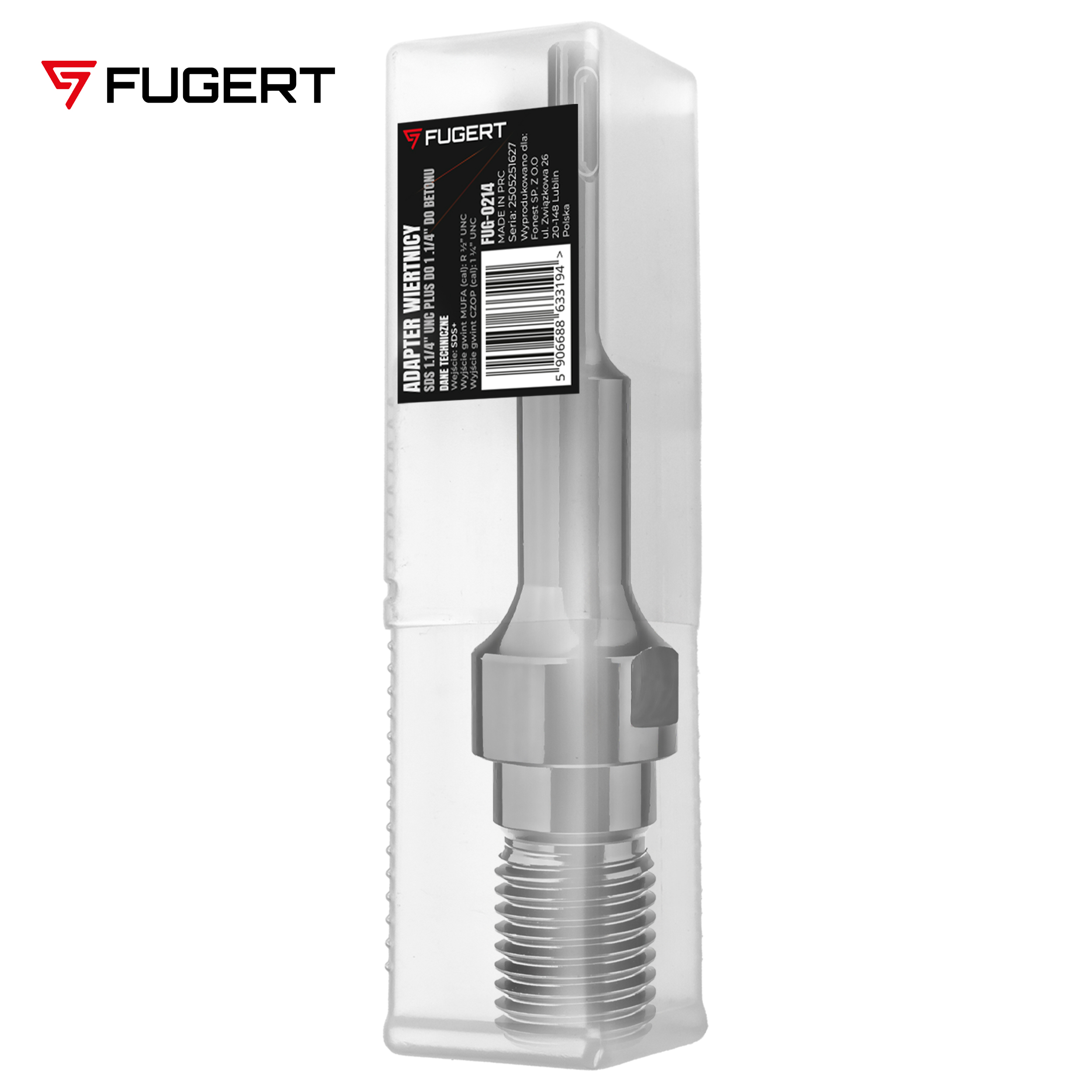 ADAPTER DO WIERTŁA KORONOWEGO SDS PLUS 1.1/4" UNC FUGERT FUG-0214 - obrazek 6