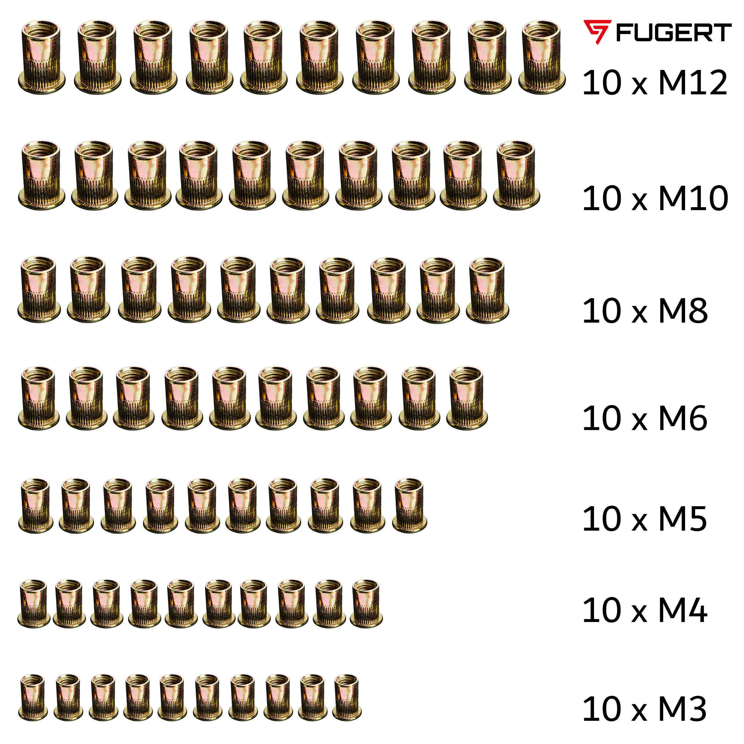 NITOWNICA RĘCZNA SET 2W1 DO NITONAKRĘTEK I NITÓW + WALIZKA FUGERT FUG-0196 - obrazek 11