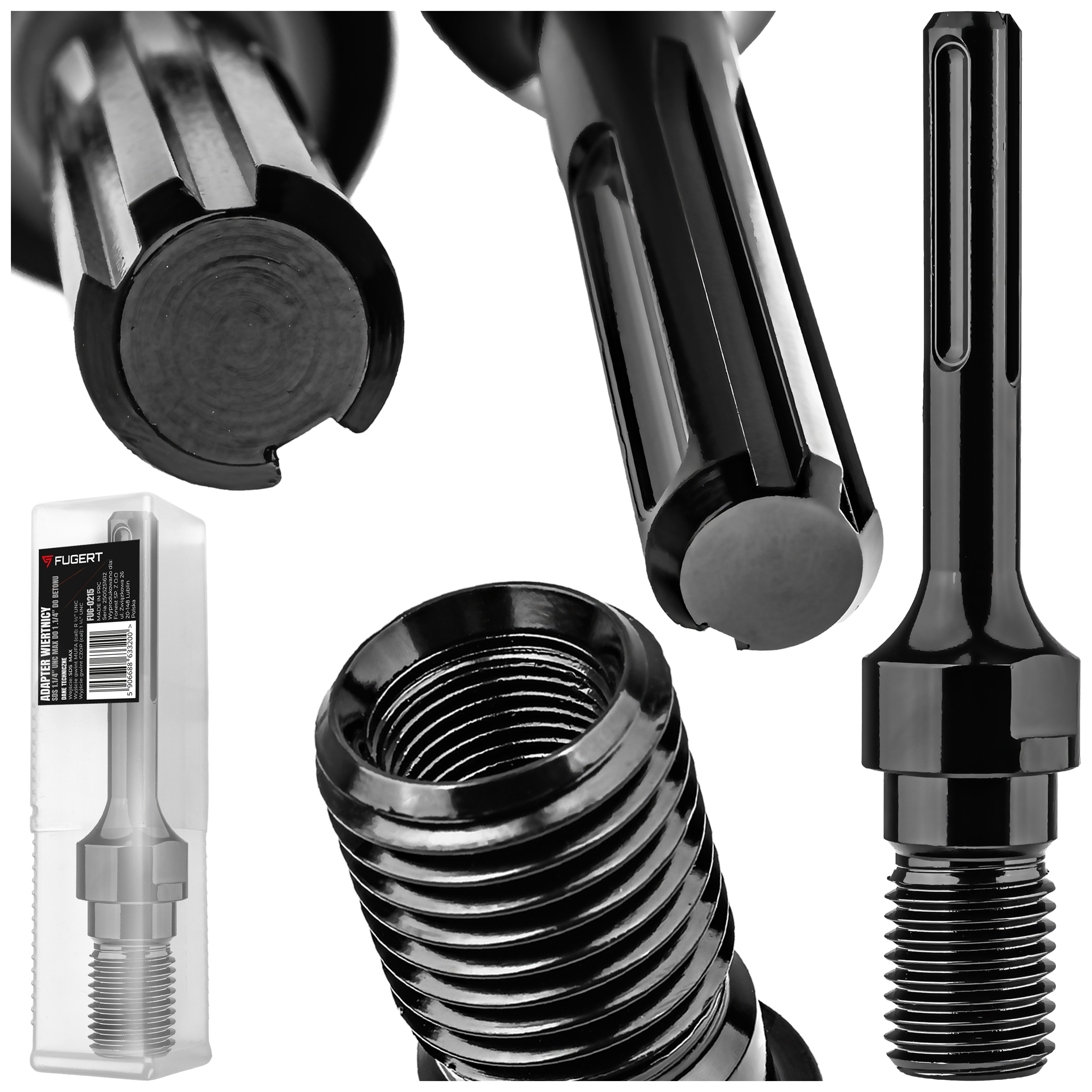 ADAPTER DO WIERTŁA KORONOWEGO SDS MAX 1.1/4" UNC FUGERT FUG-0215
