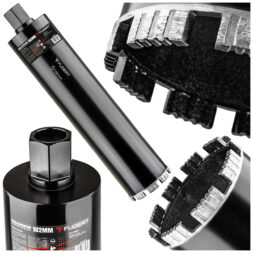 WIERTŁO KORONOWE DO BETONU DIAMENTOWE 102MM 1.1/4 UNC FUGERT FUG-0204