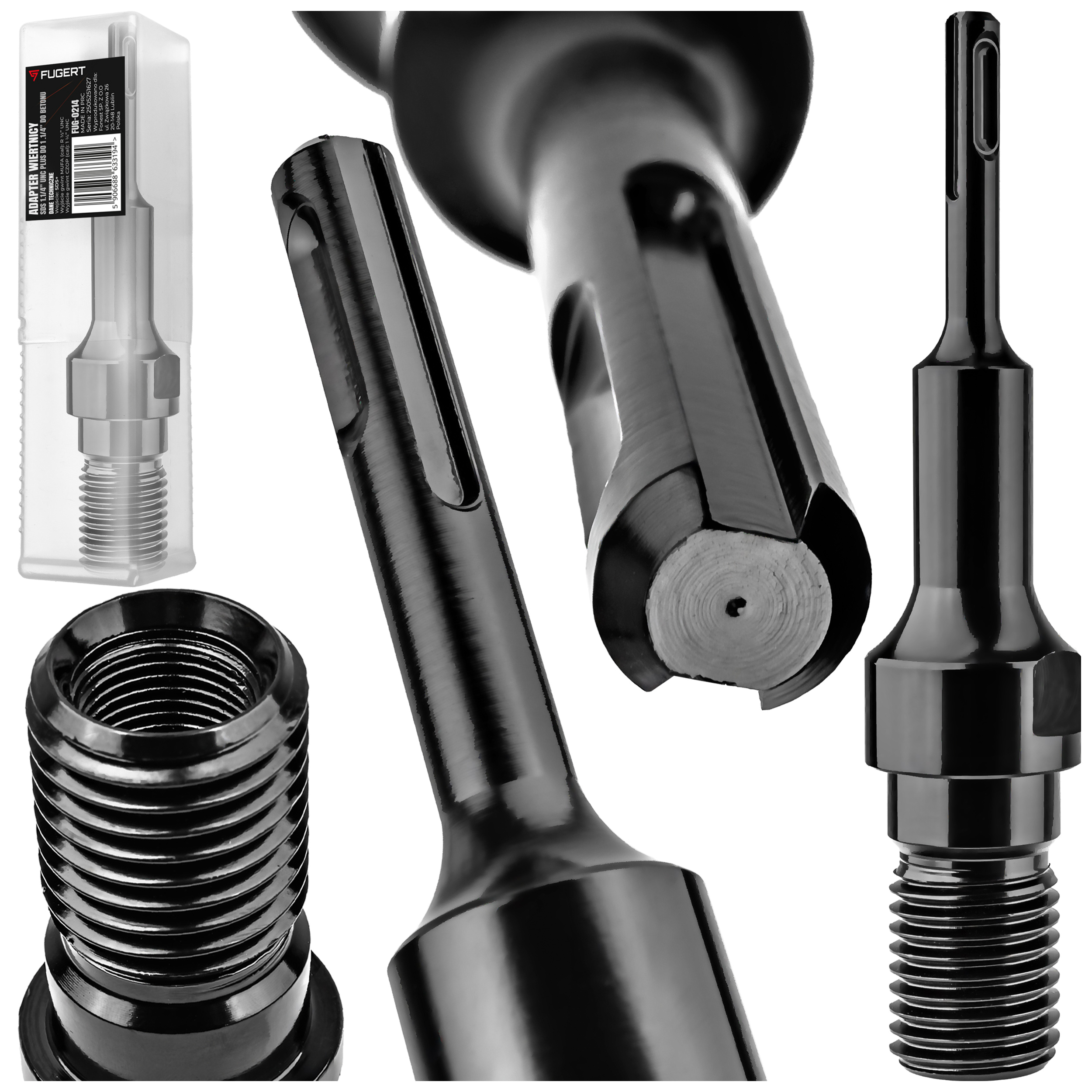 ADAPTER DO WIERTŁA KORONOWEGO SDS PLUS 1.1/4" UNC FUGERT FUG-0214
