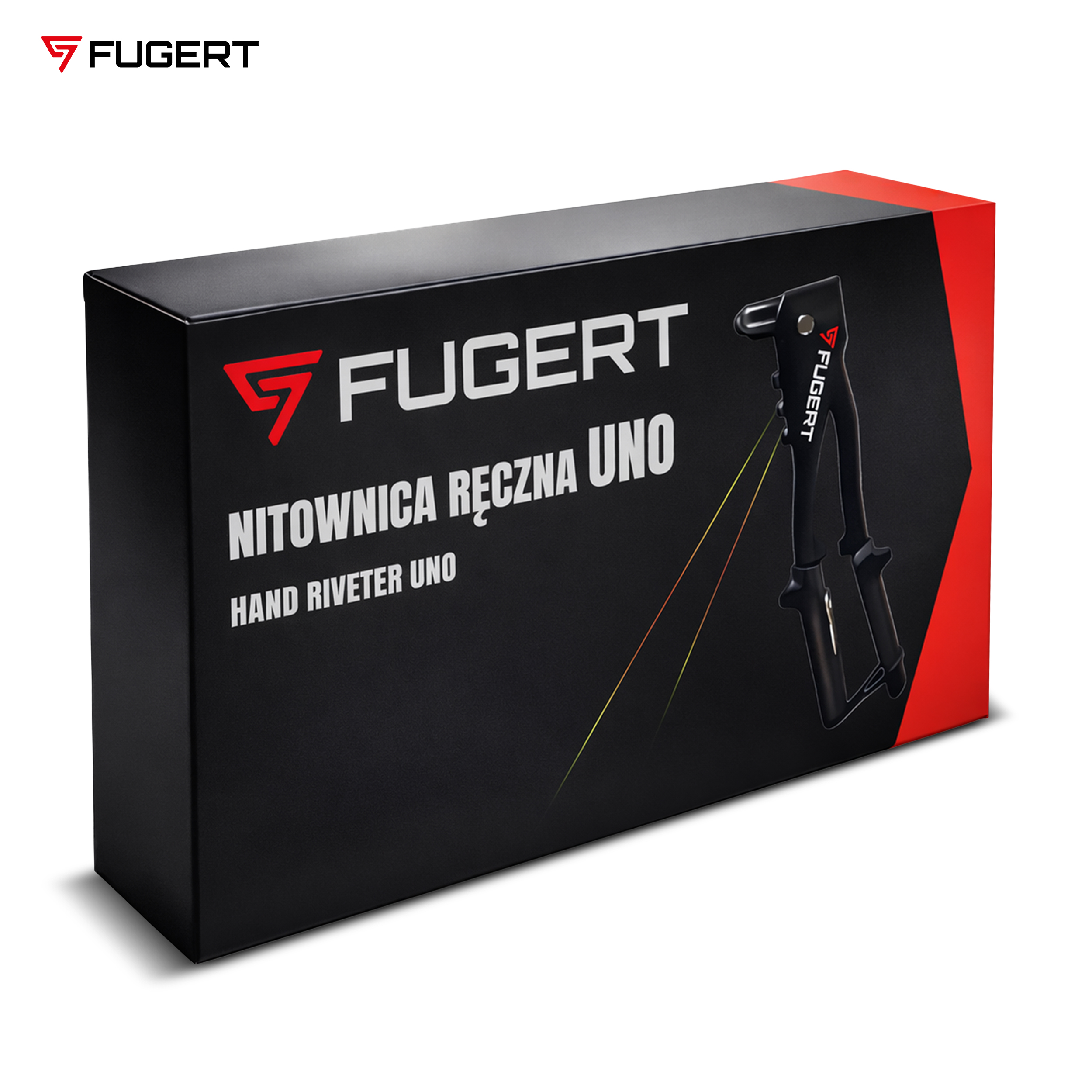 NITOWNICA RĘCZNA UNO 2.4 - 4.8 MM + 500 SZT NITÓW FUGERT FUG-0198 - obrazek 14