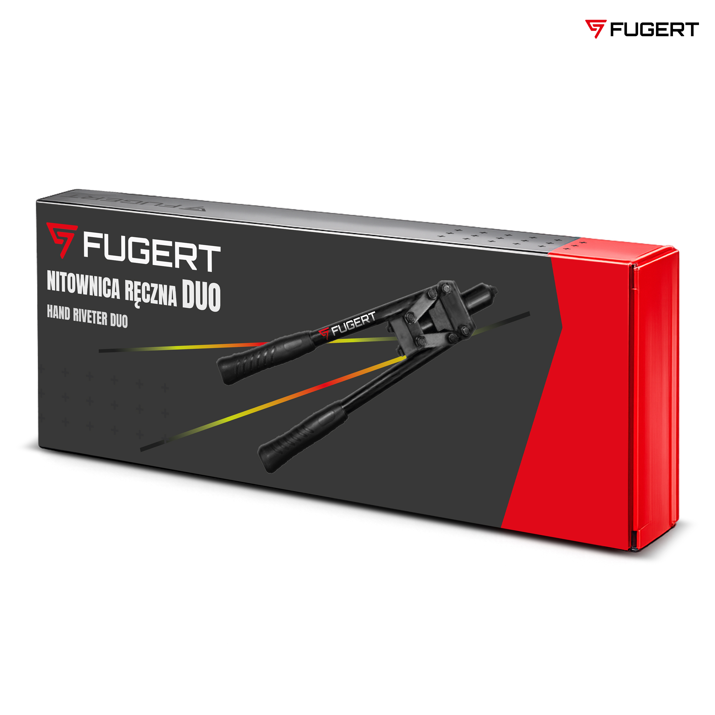 NITOWNICA RĘCZNA DUO 3.2 - 4.8 MM + 500 SZT NITÓW FUGERT FUG-0197 - obrazek 11