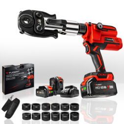 ZACISKARKA HYDRAULICZNA DO RUR PEX ELEKTRYCZNA 2X 20V PRASKA MATRYCE V+U+TH