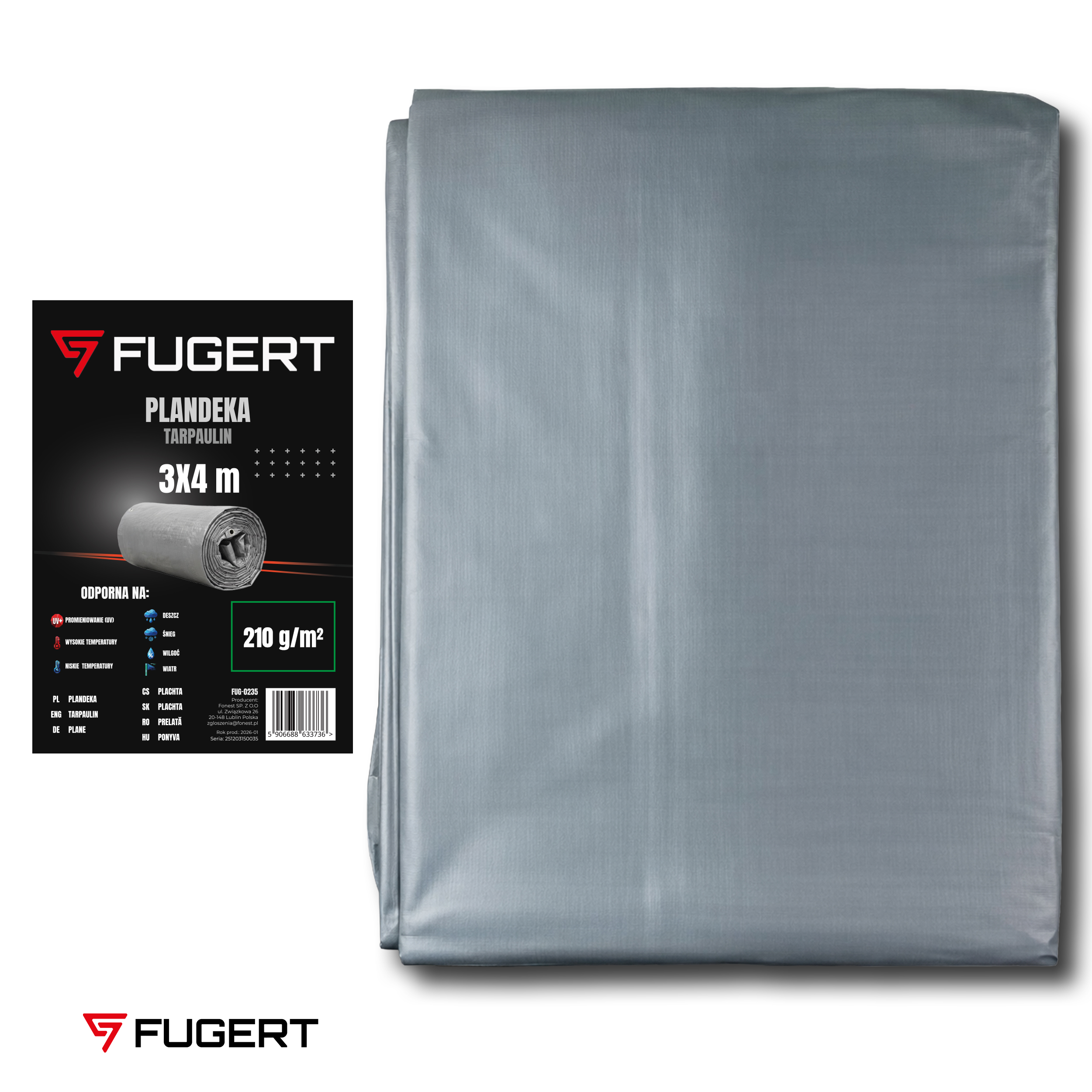 plandeka 3x4 210g fug-0235