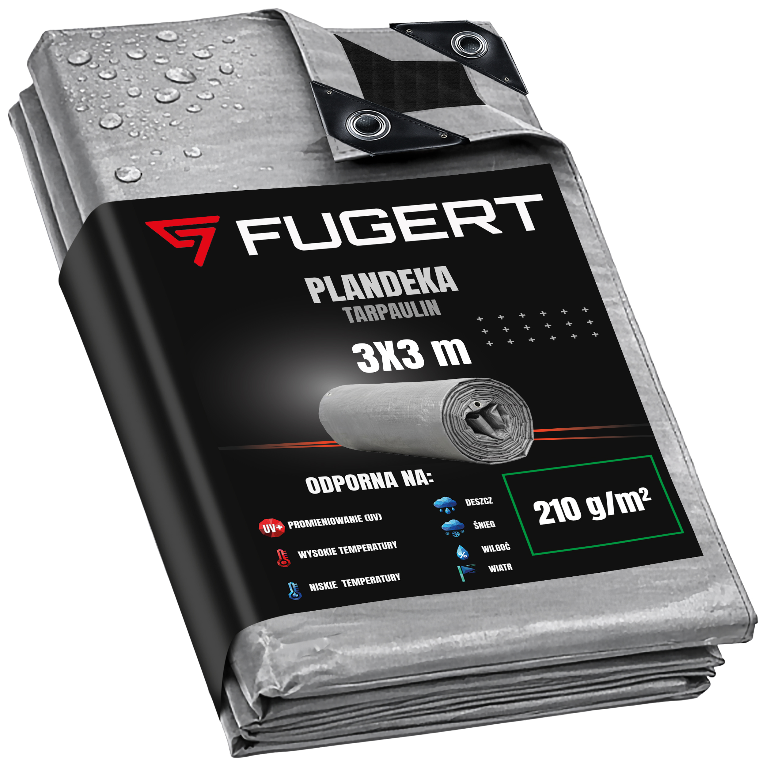 plandeka 3x3 210g fug-0234