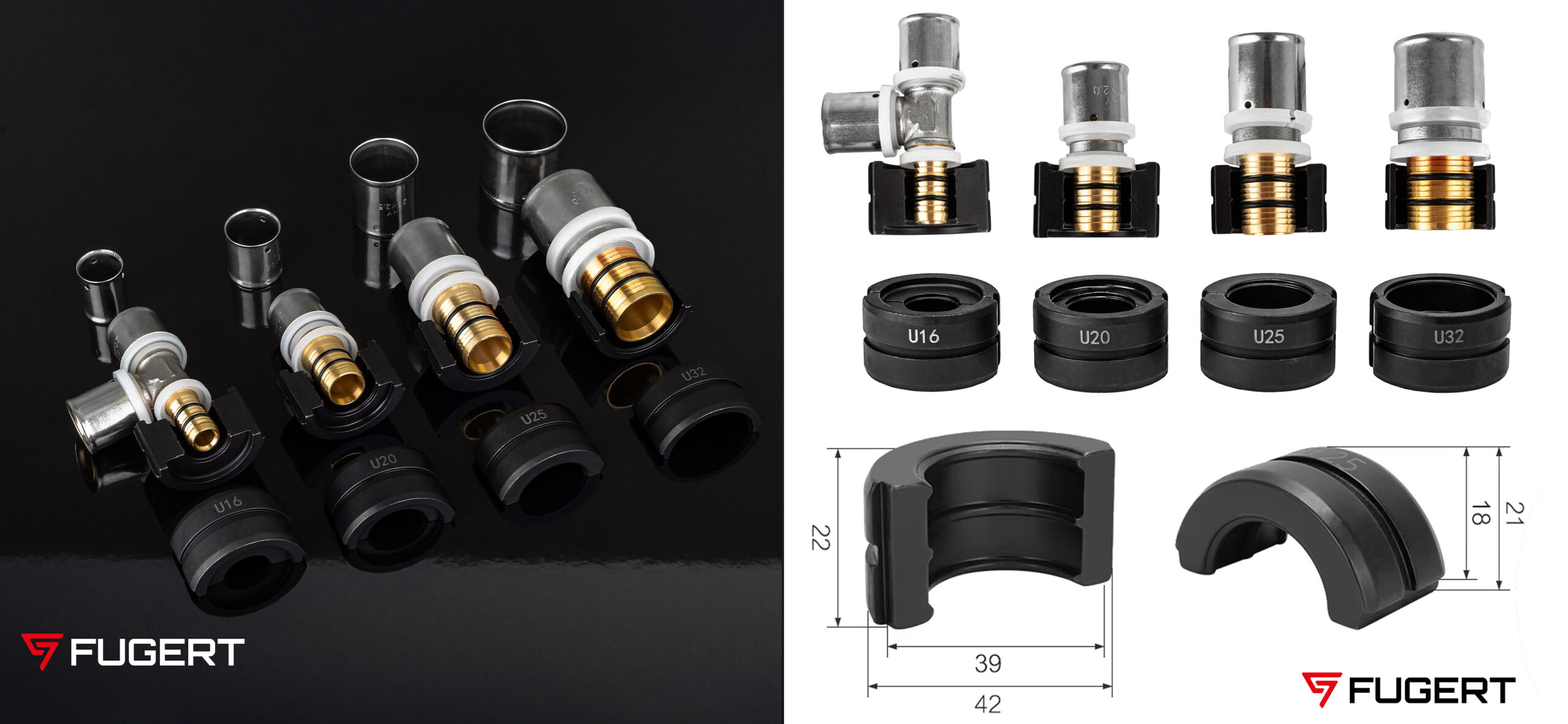 ZACISKARKA DO RUR PEX HYDRAULICZNA MATRYCE V+U+TH 15-32MM - obrazek 10