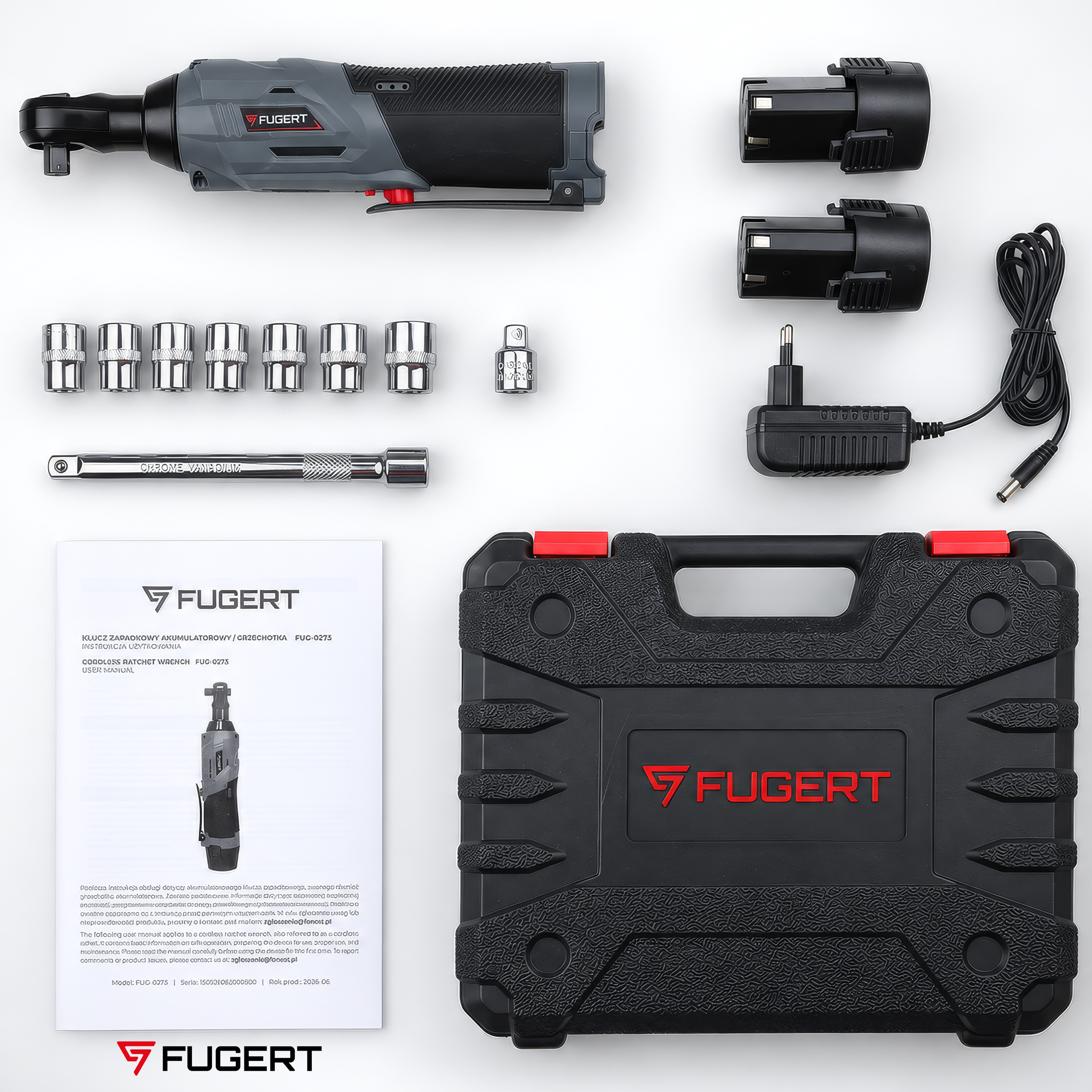 GRZECHOTKA AKUMULATOROWA 3/8' I 1/2" 60NM - obrazek 15