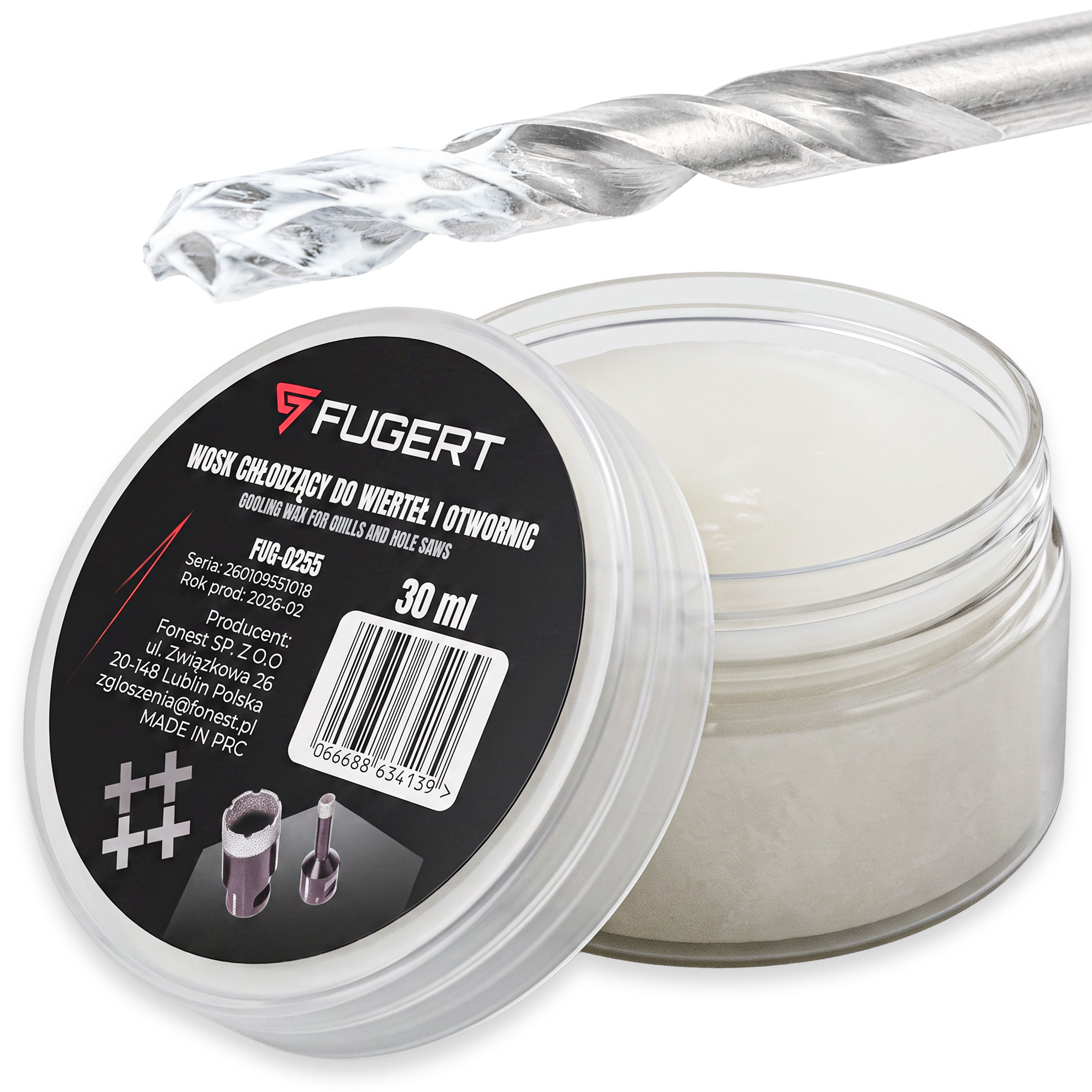 WOSK CHŁODZĄCY DO WIERTEŁ I OTWORNIC 30ML FUGERT - obrazek 2