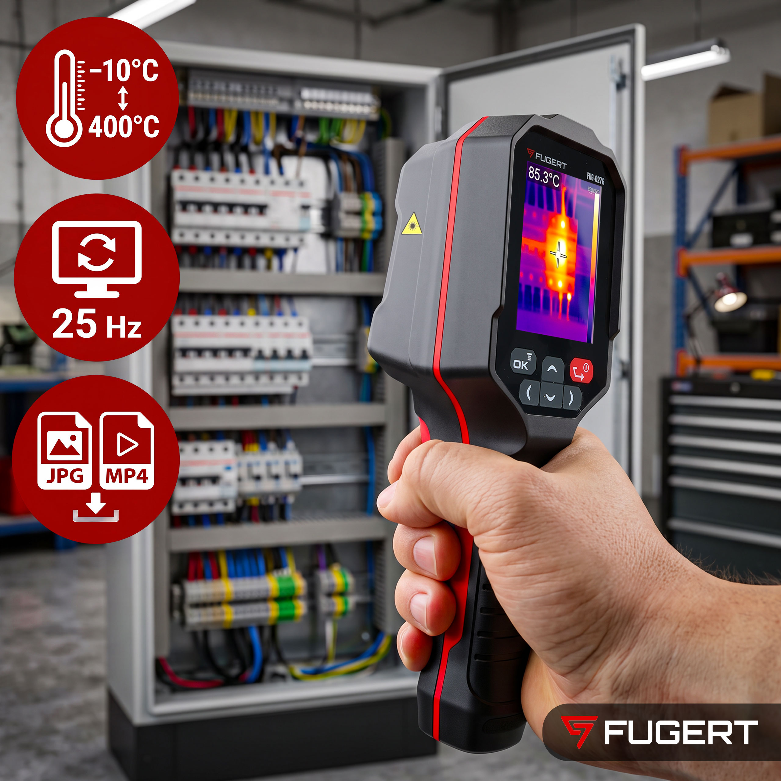 KAMERA TERMOWIZYJNA OD -20°C DO 550°C 9 PALET KOLORYSTYCZNYCH - obrazek 2