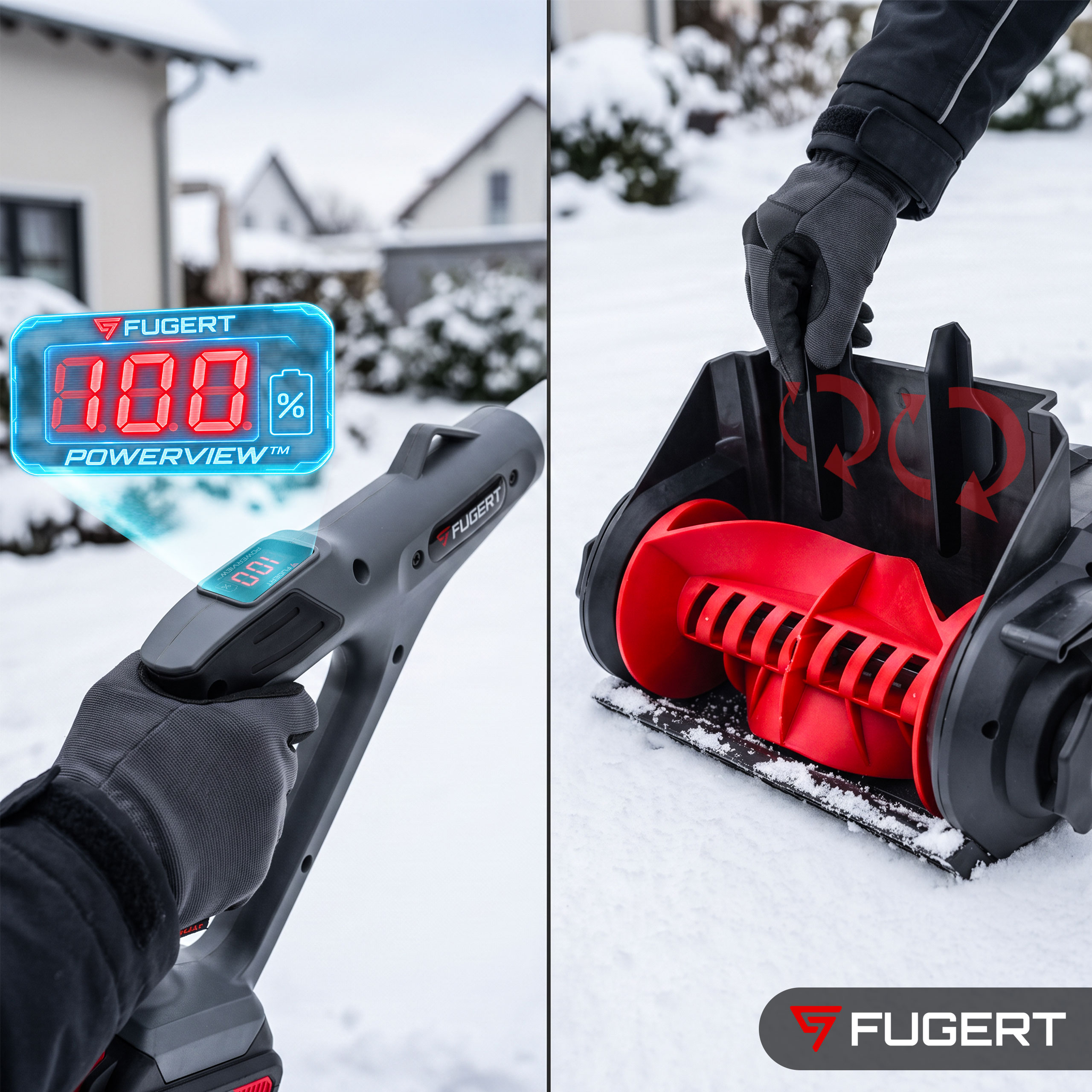 ODŚNIEŻARKA AKUMULATOROWA 23CM Z WYRZUTEM 6M - obrazek 5