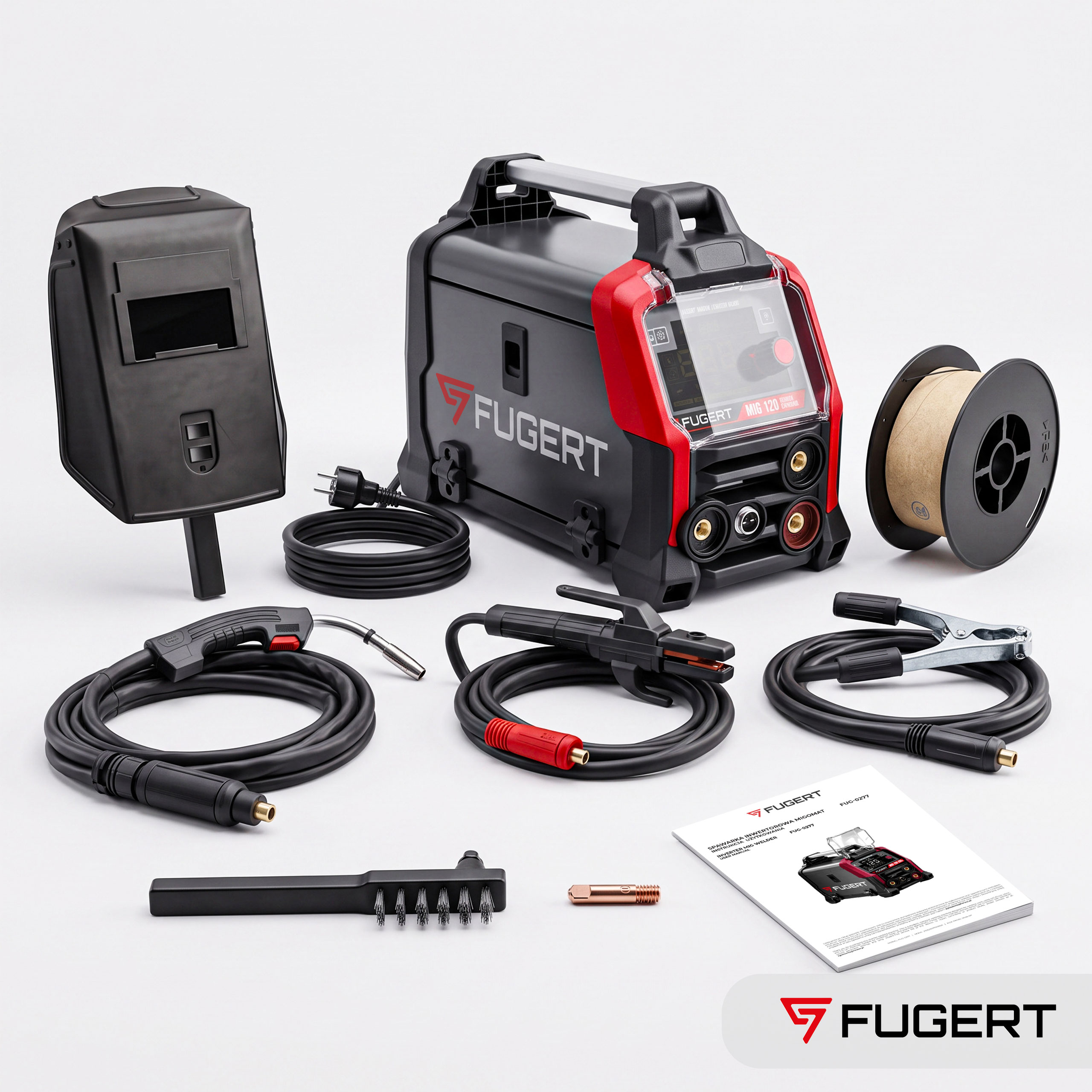 SPAWARKA INWERTOROWA MIG FLUX MMA TIG LIFT 10-120A 3,3KVA - obrazek 12